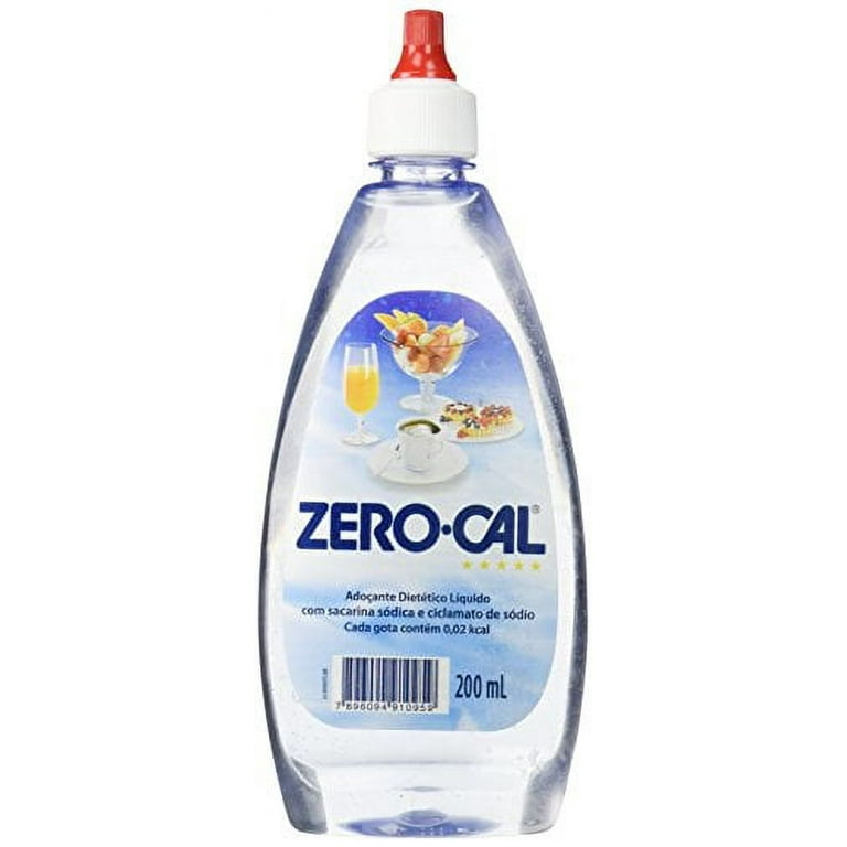 Zero Cal Sweetener Drops 6.6oz - Zero Cal Adoçante Dietético Liquido 200ml