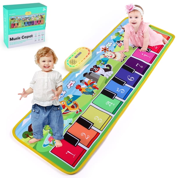 Tapete musical Zitranse para piano de suelo, 110 cm, para niños