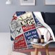thumbnail image 2 of LHSHID American Football Plush Fleece Bed Blanket Lightweight Comfy Reversible Flannel Blanket Ultra Soft Warm Blanket Throw American Football Lover Gift 60x80in, 2 of 6