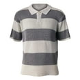 thumbnail image 4 of Mens Shirts Under $10 Men's Knit Sweaters Short Sleeve Pullover Tops Casual Sweater, 4 of 5