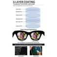 thumbnail image 4 of MARE AZZURO Oversized Reading Glasses Women Trendy Large Readers 0.0 1.0 1.25 1.5 1.75 2.0 2.25 2.5 2.75 3.0 3.5 4.0(Black, 200) Composite Lens, 4 of 7