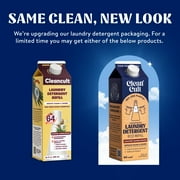 Cleancult Liquid Laundry Detergent Refill, Juniper Sandalwood Scent, 96 Loads, HE Compatible, 32 oz, 3 Pack, Eco Friendly & Cruelty Free
