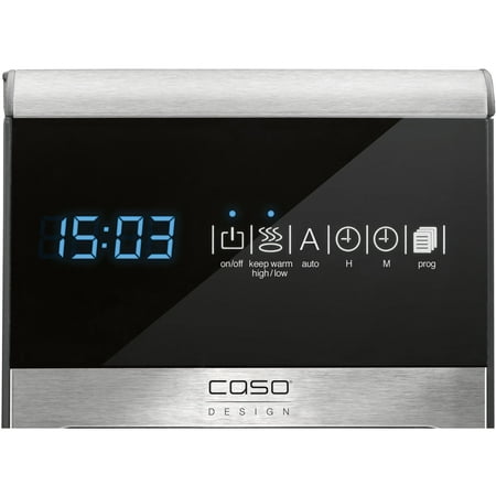 Caso Design - Coffee One 10-Cup Filter Coffee Maker - Stainless Steel