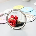 thumbnail image 3 of Cute Cartoon Mini Pocket Mirror, Portable Compact Round Makeup Mirror, Travel Friendly Cosmetic Accessory, Random Animal Design, Single Piece, 3 of 8