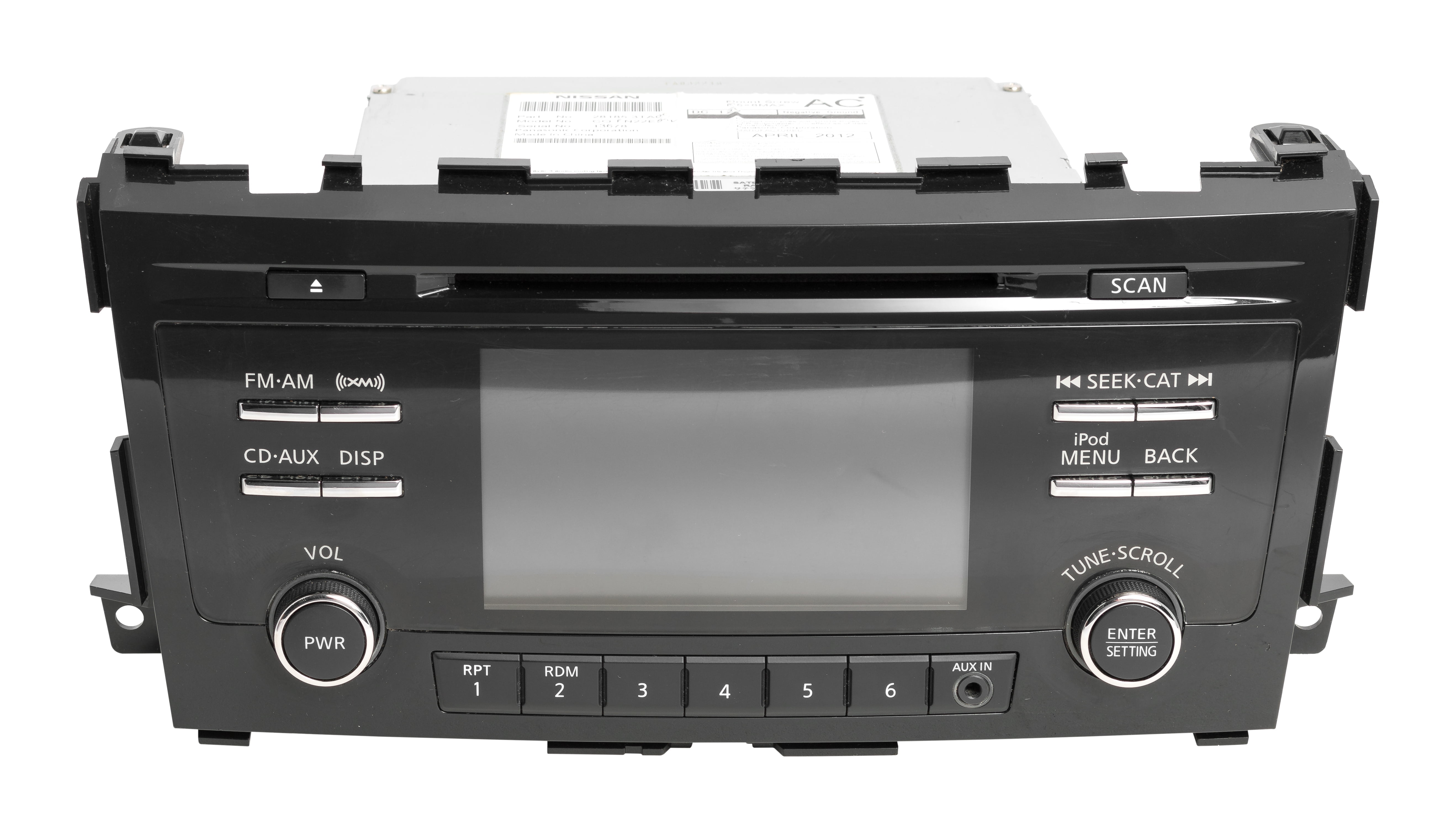 Restored 2013-15 Nissan Altima AM FM XM Ready Aux Single Disc CD MP3 Player 281853TA0C (Refurbished)