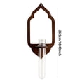 thumbnail image 3 of Wooden Wall Hanging Planter Arch Hollow Wood Propagation Station Wall Mounted Glass Tube Vase Holder for Indoor Hydroponic Home Wall Boho Decor, 3 of 5