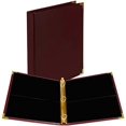 thumbnail image 2 of Orwell Classic Collection Executive Presentation 3 Ring Binder, Round Ring 1/2 Inch Capacity with Brass Ring Metal and Brass Corners (Brown), 2 of 6