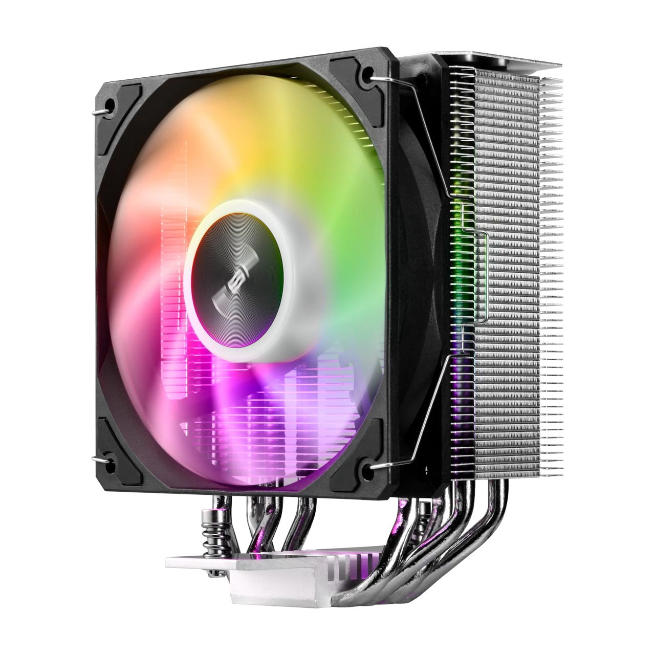 FSP NP5 ARGB CPU Cooler – Advanced Anti-Gravity Heat Pipes, Premium 120mm Fan, ARGB Lighting, Full RAM Clearance, Quiet Operation, and Latest CPU Compatibility (NP5-ARGB-120mm)