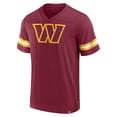 thumbnail image 2 of Men's Fanatics  Burgundy Washington Commanders Jersey Tackle V-Neck T-Shirt, 2 of 3