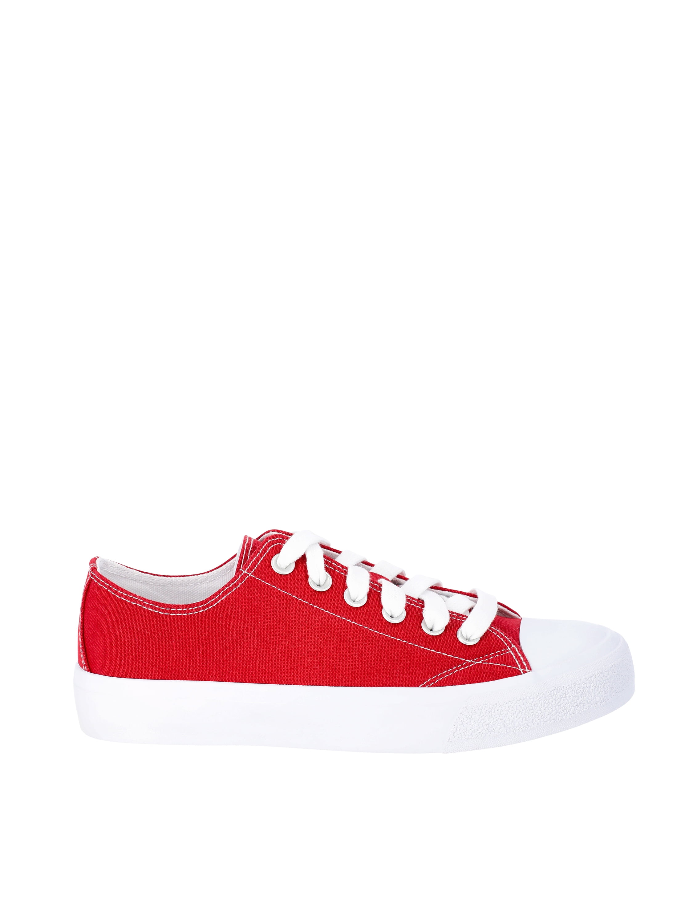 No Boundaries Classic Lace Up Sneakers, Wide Width Available, Womens