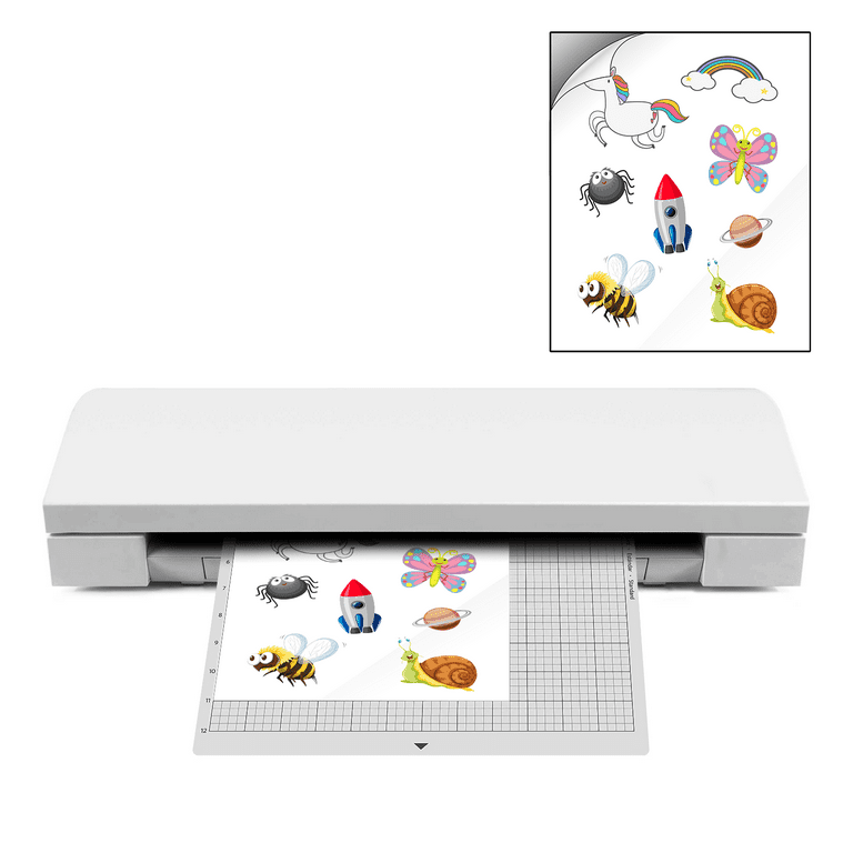  Cricut Clear Printable Sticker Paper Bundle - DIY Sticker  Making Set with Card/Paper Digital Guide, Adhesive Backed Vinyl Paper For  Printing Custom Full Color Stickers, Decals and Sign, Adheres Easily 