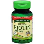 Natures Truth Ultra Biotin Fast Dissolve Tablets Natural Berry Flavor (Pack of 3)