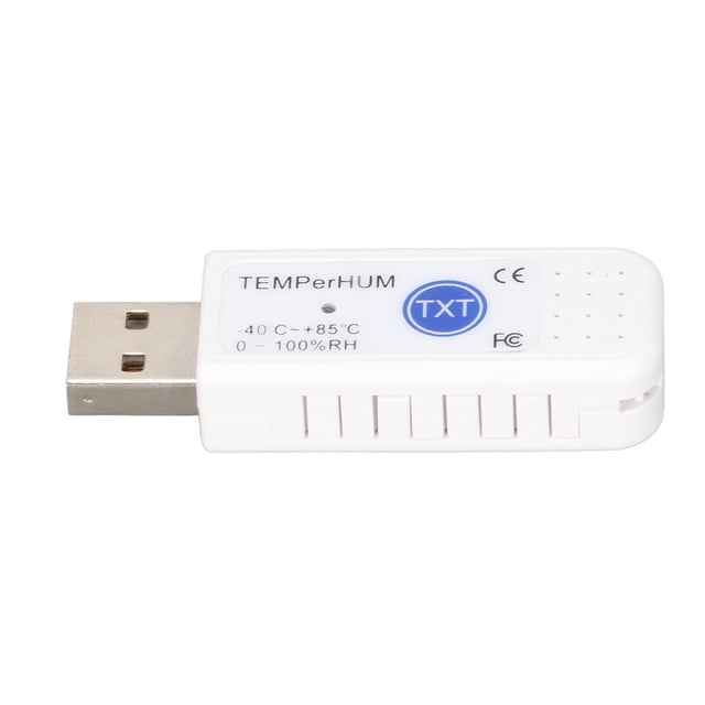 Termohigrómetro multifunción para ordenador con puerto USB, registrador de datos para PC, alarma, monitor de humedad y temperatura ambiente