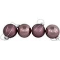 thumbnail image 2 of Northlight Shiny and Matte Christmas Glass Ball Ornaments - 2.25" (55mm) - Pink - 24ct, 2 of 7