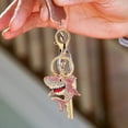thumbnail image 4 of Porte-clés Créatif en Strass Requin Pendentif Sac Ornement pour Amis, 4 of 7