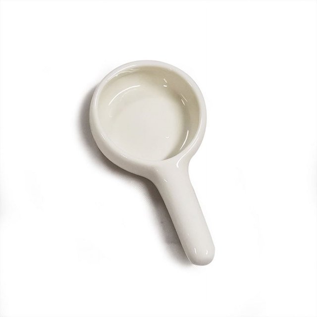Bandeja de cerámica para velas para quemador de aromaterapia Porta incienso fragante en forma de torre con asa Bandeja pequeña para portavelas