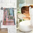 thumbnail image 7 of Yayeee 2 Pack Hand Towels for Bathroom 100% Cotton 16" x 28" Soft Absorbent Kitchen Towel, Pink Boat, 7 of 7