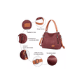 thumbnail image 3 of Bolso Multifuncional De Lona De Gran Capacidad Para Mujer, 3 of 4