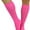 Fuchsia, variant on Women's Fashion Opaque Nylon Knee High Socks - Neon Pink