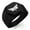 Black, variant on Stainless Steel Athena Greek Goddess of Wisdom Engraved Hexagon Crest Flat Top Biker Style Polished Ring