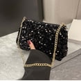thumbnail image 5 of Purse for Women Shiny Sequin Glitter Evening Hand Bags Shoulder Bags for Women (Black One Size), 5 of 6