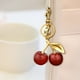 thumbnail image 1 of Adornos colgantes, regalos de decoración, decoración colgante 26 letras Cerezas Llaveros Bolsos Colgantes Accesorios Llaveros de coche Llaveros de cereza, 1 of 5