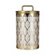 thumbnail image 1 of Jar de frasco decorativo contenedor de almacenamiento de alimentos con tapa de té té de azúcar de té tanister de alimentos sellados para decoración L Patrón cuadrado, 1 of 8