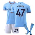 thumbnail image 1 of 2022-2023 Manchester City Home Football Kit, 1 of 2