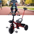 thumbnail image 1 of Tricycle pour Tout-Petits, Roues Silencieuses Tricycle Résilient pour Enfants Construction Durable Dossier en Acier à Haute Teneur en Carbone pour Extérieur, 1 of 7