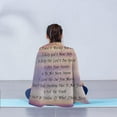 thumbnail image 6 of Ten Commandments Blanket Bible Verse Throw Blanket Christian Gift Blanket Inspirational Spiritual Gifts for Women Cozy Purple Flannel Throws Gifts for Girls Ladies Friends 50x60 Inch, 6 of 6