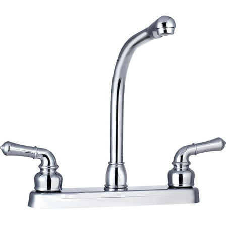 Dura Faucet Classical Hi-Rise RV Kitchen Faucet - Chrome Polished