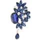 thumbnail image 3 of Broches, Broches Portátiles De Flores De Cristal De Imitación Azul De 2,5 Pulgadas Para Mujeres Para Uso Diario Para Fiestas De Vacaciones ANGGREK FC1511, 3 of 8