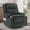 Grey, variant on Korser 360°Swivel Rocker Recliner for Adults with Massage & Heat,Nursery Glider Recliner with Cup Holders Manual Recliner Chair with Side Pockets for Living Room,Grey