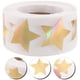 thumbnail image 5 of 1 rollo de etiquetas adhesivas de sellado autoadhesivas, pegatinas en forma de estrella, pegatinas de sello de sobre, 5 of 6