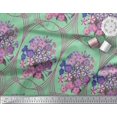 thumbnail image 3 of Soimoi Polyester Crepe Fabric Geometric & Flower Artistic Print Fabric by The Yard 52 Inch Wide, 3 of 3