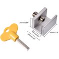 thumbnail image 3 of Hongchun Sliding Window Locks 4 Pieces Sliding Door Stopper Adjustable Window Lock Adjustable Sliding Door Stoppers Aluminum Alloy Sliding Door Lock Window Security, 3 of 5
