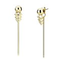 thumbnail image 1 of Alamode TK3650 Boucles d'Oreilles Femmes en Acier Inoxydable IP Or Sans Pierre dans Aucune Pierre, 1 of 1