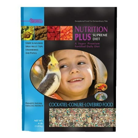 Nutrition Plus Supreme Food for Cockatiels - 4 lbs.