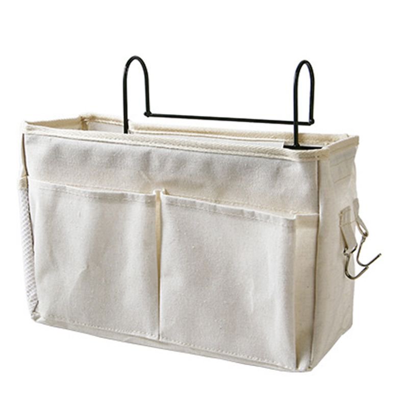 KABOER Bed Organizer Hanging with Metal Hooks, Bunk Bed Storage Caddy