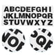 thumbnail image 5 of ColoMX 2 uds pegatinas reflectantes negras del alfabeto, letras para coches, motocicletas, calcomanías personalizadas, alfabeto autoadhesivo DIY para buzón, ordenador portátil, teclado, pared, techo, 5 of 8