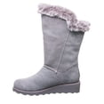 thumbnail image 3 of BEARPAW Women's Genevieve Gray Fog Size 8 | Women's Boot Classic Suede | Women's Slip On Boot | Comfortable Winter Boot, 3 of 4