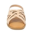 thumbnail image 6 of Journee Womens Merrin Sling Back Flat Sandals, 6 of 8