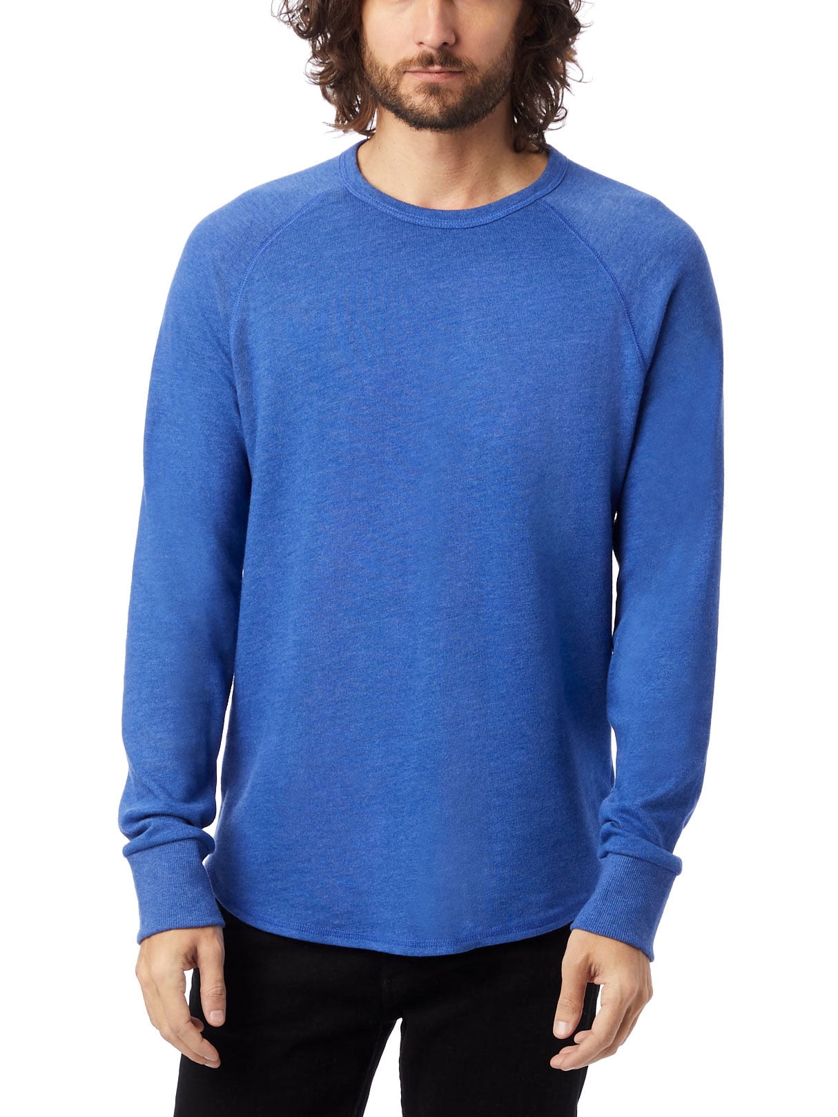 Alternative Men's Kickback Vintage Heavy Knit Pullover Sweatshirt
