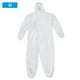 thumbnail image 2 of Traje Protector Desechable Traje con Capucha de PE Cuarentena Ropa de Seguridad para Todo el Cuerpo Hombres Mujeres Vestido de Aislamiento de Seguridad Unisex con Muñeca y, 2 of 8
