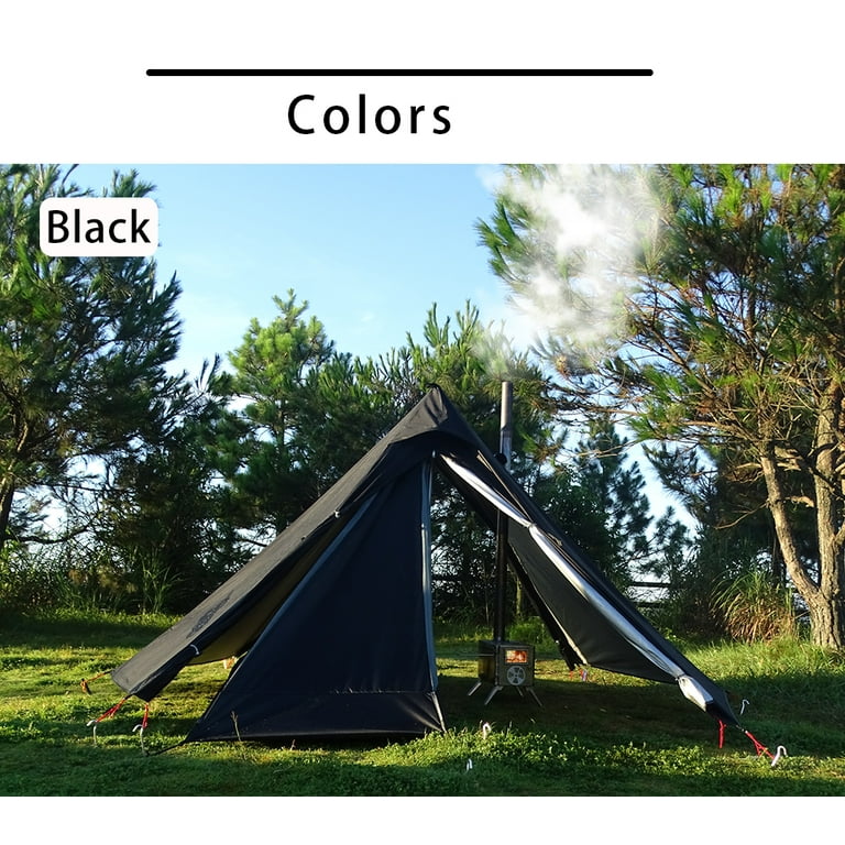 4-Season Teepee Tent with Stove Jack - Camping, Hunting