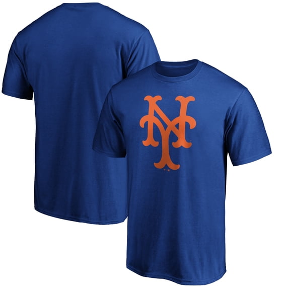 Men's Royal New York Mets Cooperstown Collection Huntington Logo T-Shirt