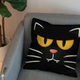 thumbnail image 4 of Halloween Pillow Covers Jack O Lantern Throw Pillow Case Spooky Face Mummy Black Cat Fran.kens-tein Decor Halloween Decorations for Home Party, 4 of 6