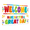 White, variant on Welcome Back to Banner for Doorway, Porch, First Day Hanging Banners Flags Sign Backdrop Decor, Classroom Supplies for Primary High Classroom Decorations