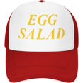 thumbnail image 1 of Egg Salad Trucker hat Funny Golf Humor Gift for Golf Lover Mesh Caps, 1 of 7
