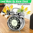 thumbnail image 6 of QHUDLV Super Loud Alarm Clock,Heavy Sleeper Bell,Adults Silent Movement, 6 of 9